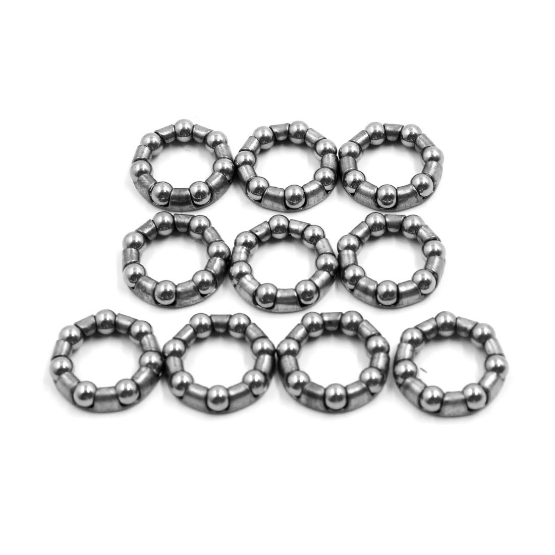 sourcing map 10Stk. Stahl 12mm Inner Dmr. 7 Kugel Fahrrad Achsrad Kugellager Käfig Halter DE de sourcing map 10Stk. Stahl 12mm Inner Dmr. 7 Kugel Fahrrad Achsrad Kugellager Käfig Halter DE de von sourcing map