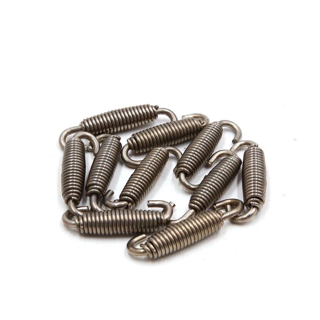 sourcing map 10 Stück Auspufffedern Motorrad Auspuff Feder Metall Expansionsfedern Haken für Schalldämpfer Federn Silber sourcing map 10 Stück Auspufffedern Motorrad Auspuff Feder Metall Expansionsfedern Haken für Schalldämpfer Federn Silber von sourcing map