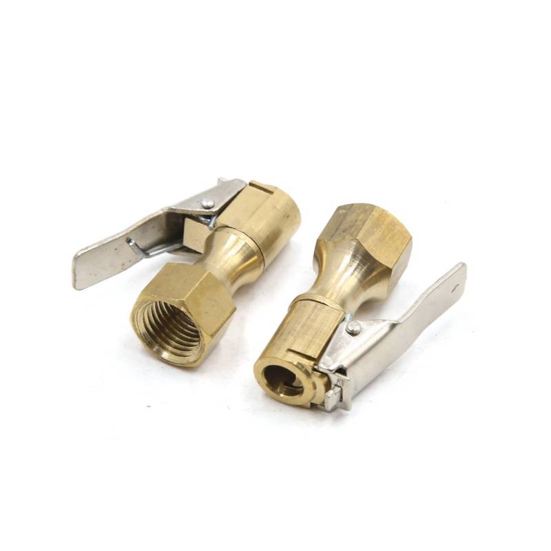 sourcing map 2 Stück 12mm Schlauch Auto Fahrzeug Reifenfüller Luftventil Stecker Adapter DE de von sourcing map