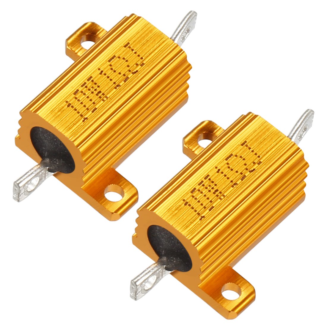 sourcing map 2 Stück Aluminiumgehäusewiderstand 10W 1 Ohm Drahtwicklung für Wandler mit Stangenpfosten 10W1RJ sourcing map 2 Stück Aluminiumgehäusewiderstand 10W 1 Ohm Drahtwicklung für Wandler mit Stangenpfosten 10W1RJ von sourcing map