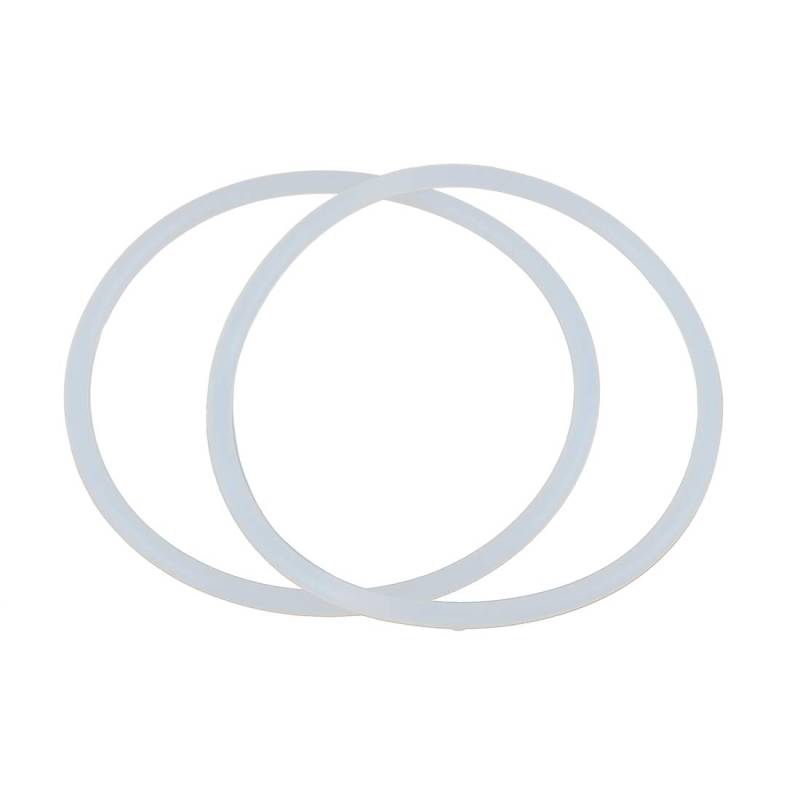 sourcing map 2 Stück Silikon O-Ringe, 85mm OD 77mm ID 4mm Breite VMQ Dichtung für Kompressor Ventile Rohr Reparatur, Weiß von sourcing map