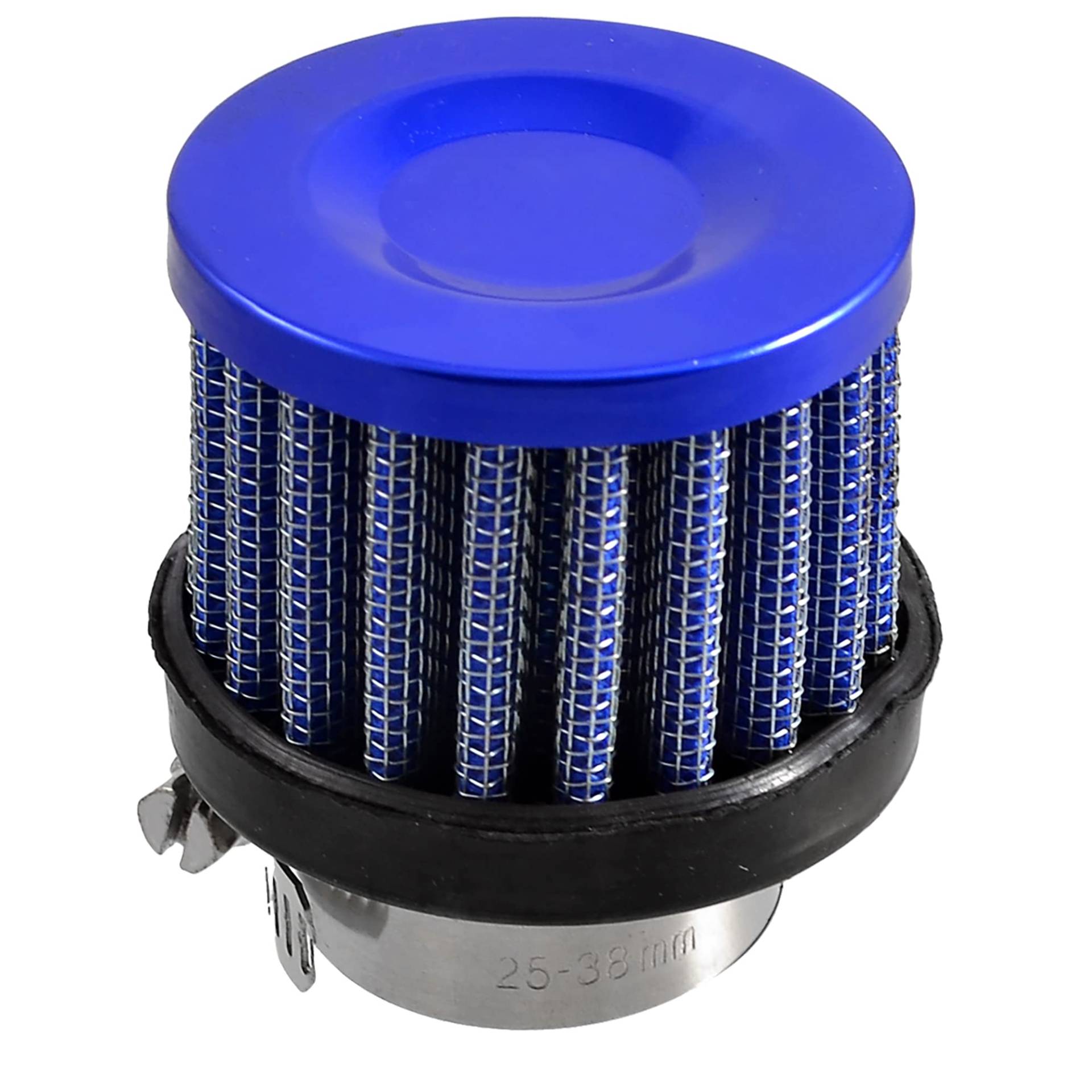 sourcing map 25mm 1" Unviersal Auto Luft-Ansaugfilter Ansaugfilter Luftfilter blau von uxcell