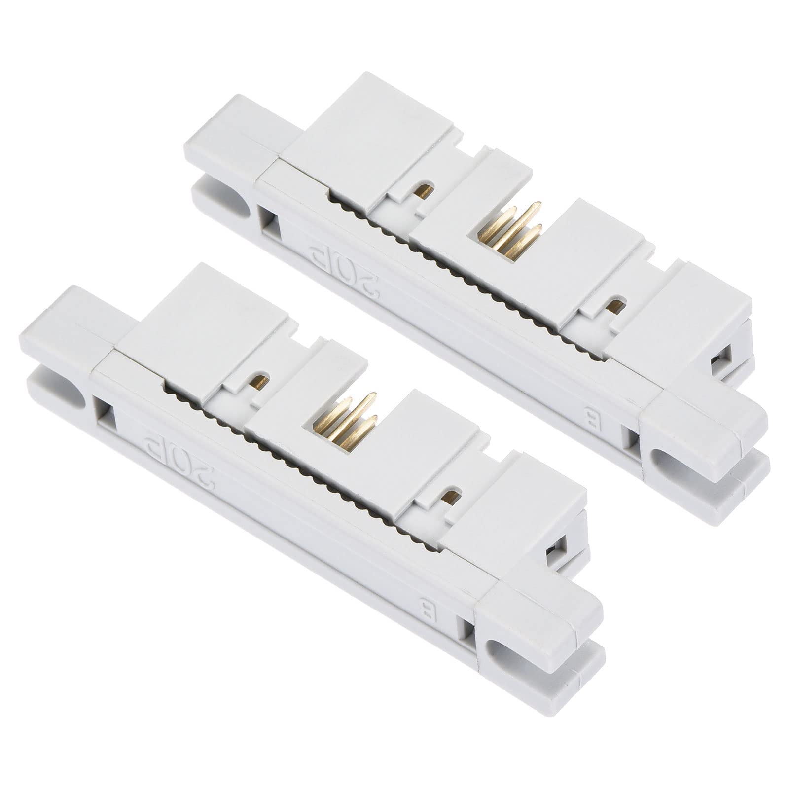 sourcing map 2Packung 20P Zweireihig 2.54mm IDC Stecker Übergangsstecker für Flachbandkabel sourcing map 2Packung 20P Zweireihig 2.54mm IDC Stecker Übergangsstecker für Flachbandkabel von sourcing map