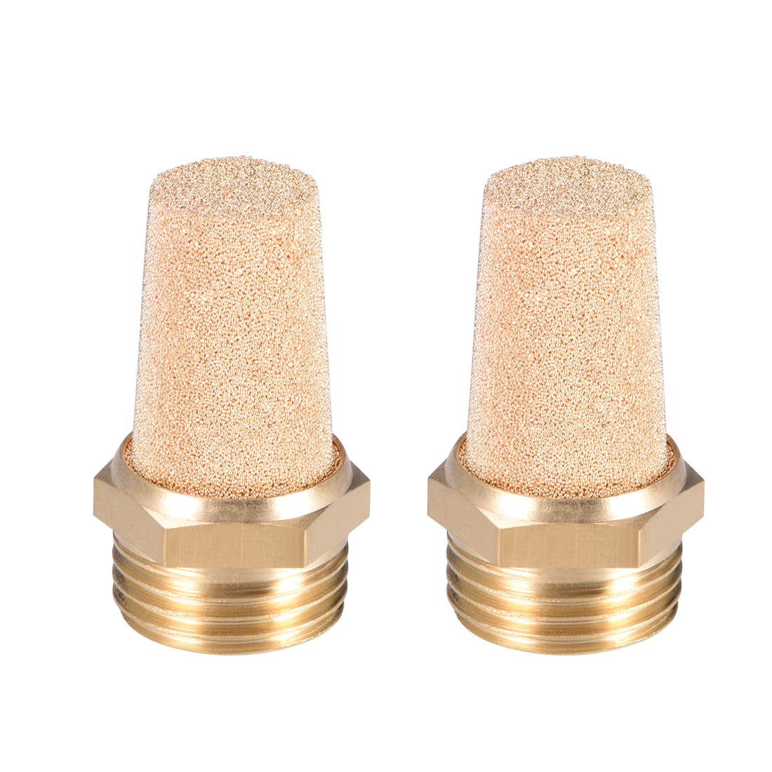 sourcing map 2Stk.Schalldämpfer aus Messing G1/2 verstellbarer Schalldämpfer aus G Messing sourcing map 2Stk.Schalldämpfer aus Messing G1/2 verstellbarer Schalldämpfer aus G Messing von sourcing map