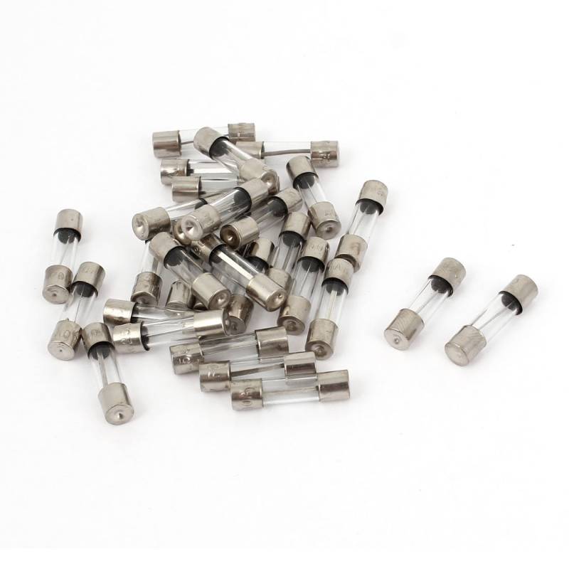 sourcing map 30 Stk 250V 30A F30AL Schneller Schlag Glasrohr Sicherungen 5mm x 20mm von sourcing map