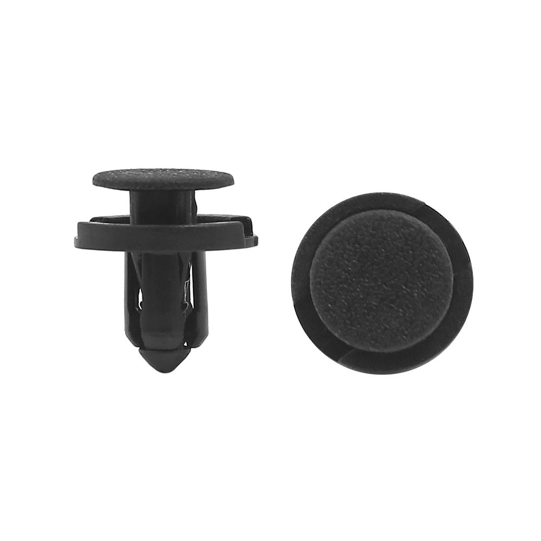 sourcing map 30x 8mm Bohrung Dmr 18mm Kopf Plastik Nieten Verschluss Vortrieb Clip für Auto de von uxcell
