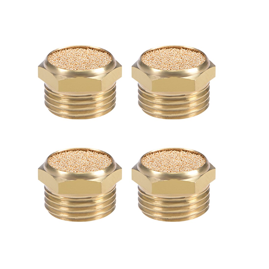 sourcing map 4 Stück 1/2 PT Sinterbronze Auspuff Schalldämpfer mit Messinggehäuse DE de sourcing map 4 Stück 1/2 PT Sinterbronze Auspuff Schalldämpfer mit Messinggehäuse DE de von sourcing map