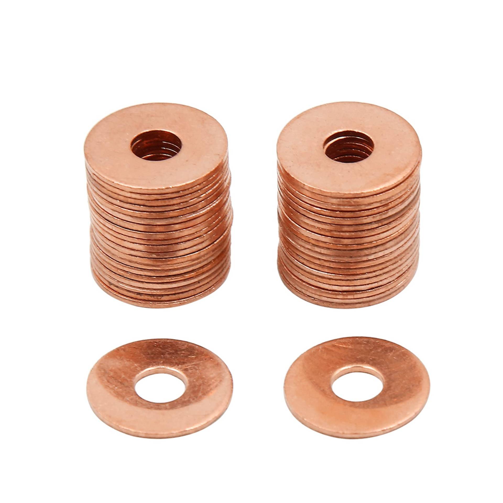 sourcing map 40Stk. 6mm Innendurchmesser Kupfer Unterlegscheiben Flache Dichtungsringe Ringe sourcing map 40Stk. 6mm Innendurchmesser Kupfer Unterlegscheiben Flache Dichtungsringe Ringe von sourcing map