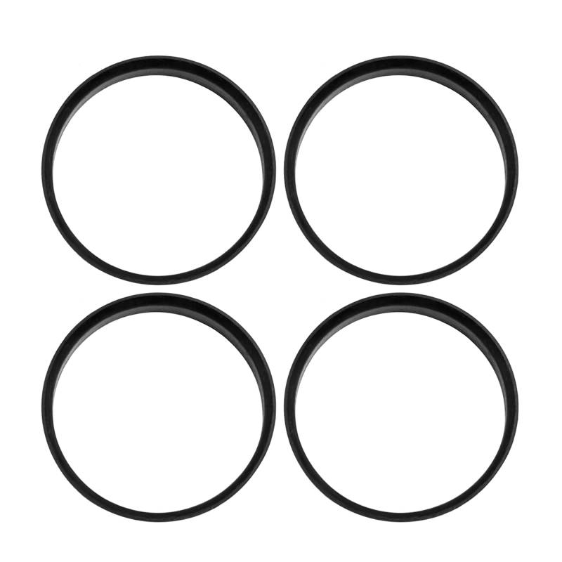 sourcing map 4 x Zentrierringe 67,1 mm auf 66,1 mm Kunststoff Felgen Zentrierring Schwarz von sourcing map