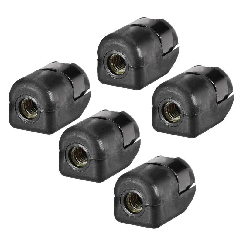 sourcing map 5 Stücke M6 Innengewinde Schwarz PA66A5 Gasfeder Kupplungsteil Stecker DE de von sourcing map