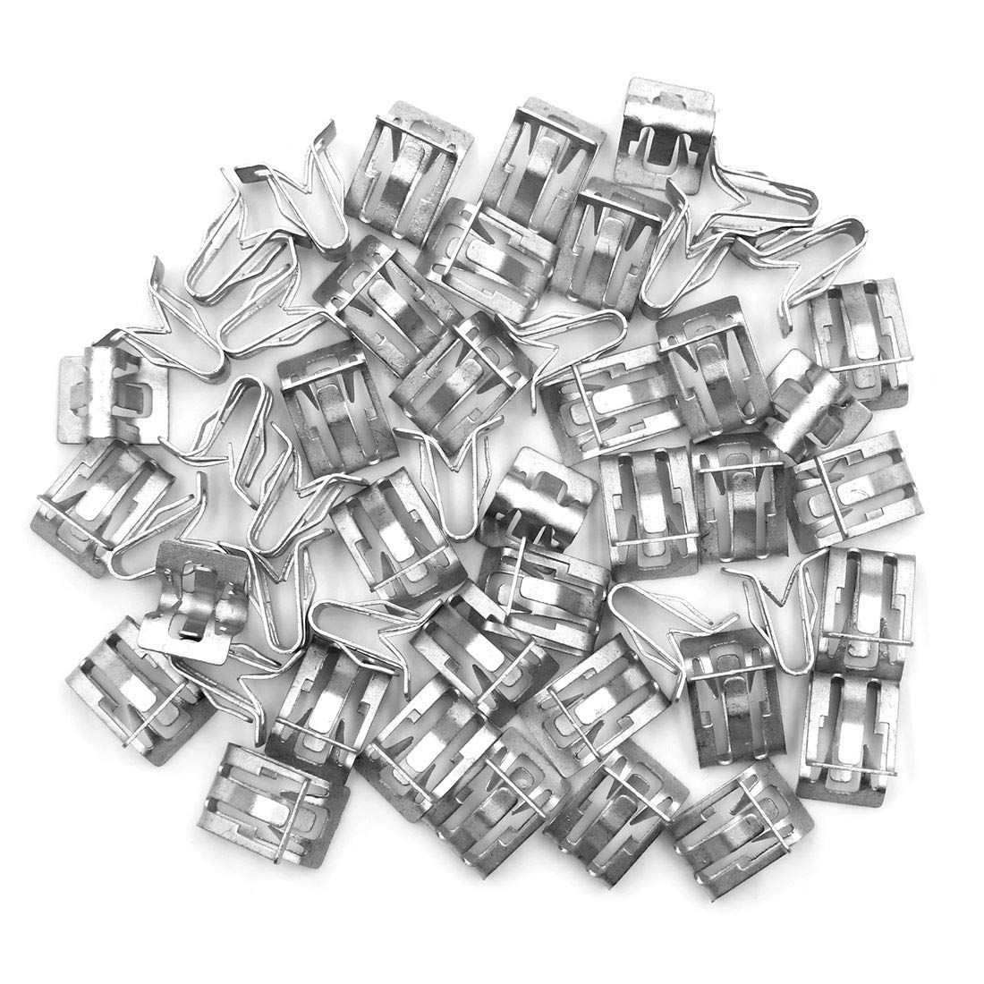 sourcing map 50 STK. Armaturenbrett Verkleidung HalteKlammern Metall Auto Silber sourcing map 50 STK. Armaturenbrett Verkleidung HalteKlammern Metall Auto Silber von sourcing map