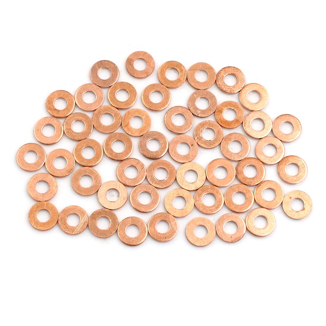 sourcing map 50 Stücke 4mm Flach Unterlegscheiben Dichtung Kupferringe Dichtringe sourcing map 50 Stücke 4mm Flach Unterlegscheiben Dichtung Kupferringe Dichtringe von sourcing map