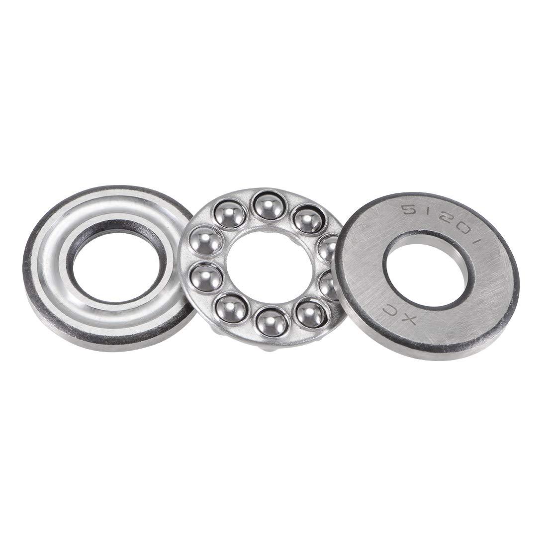 sourcing map 51201 12mm x 28mm x 11mm Thrust Ball Bearing Kohlenstoffstahl Einzelrichtung sourcing map 51201 12mm x 28mm x 11mm Thrust Ball Bearing Kohlenstoffstahl Einzelrichtung von sourcing map