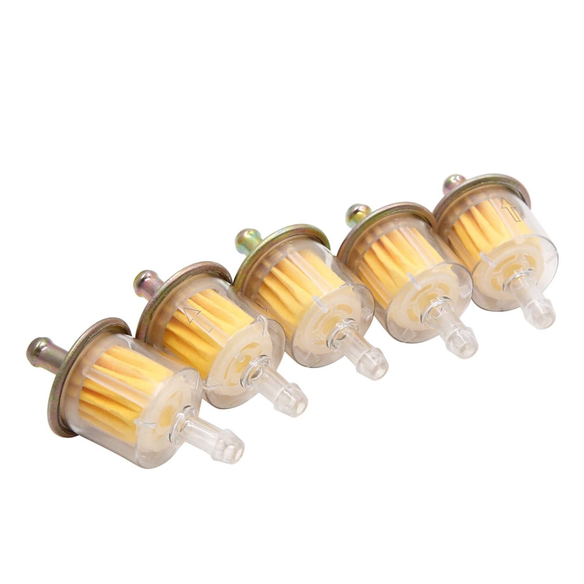 sourcing map 5Stk. Motorrad Benzinfilter Universal Inline Gasöl Kraftstofffilter Klar 60 x 31mm sourcing map 5Stk. Motorrad Benzinfilter Universal Inline Gasöl Kraftstofffilter Klar 60 x 31mm von sourcing map