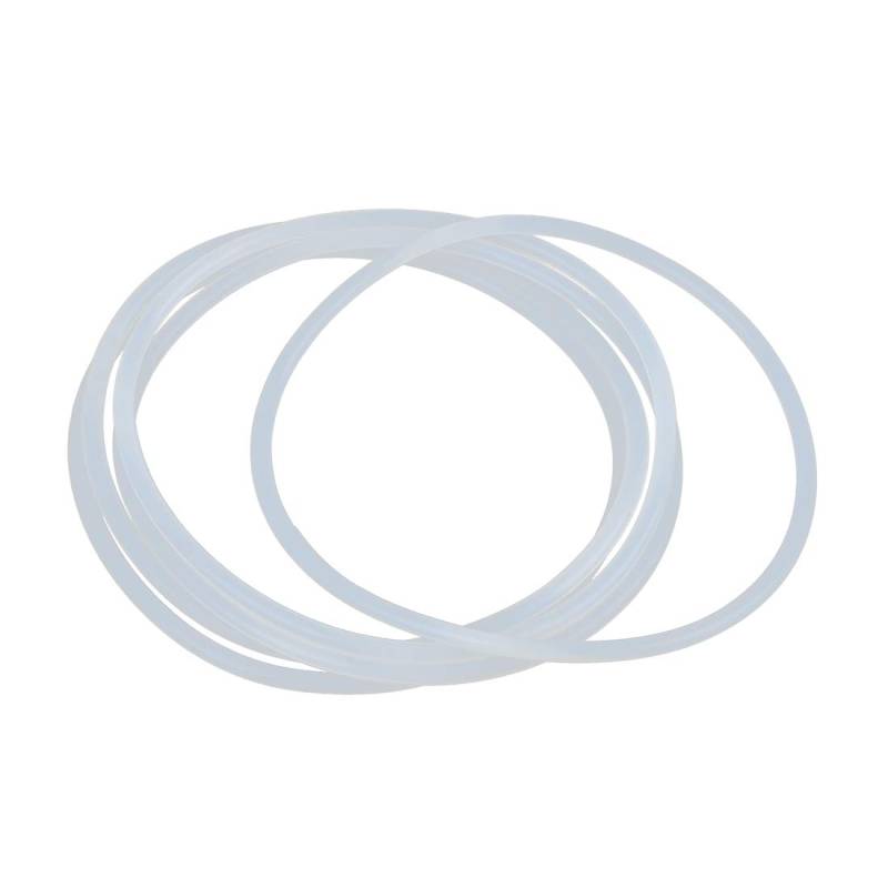 sourcing map 5Stk. Silikon O-Ringe, 85mm OD 78.8mm ID 3.1mm Breite VMQ Dichtung für Kompressor Ventile Rohr Reparatur, Weiß von sourcing map