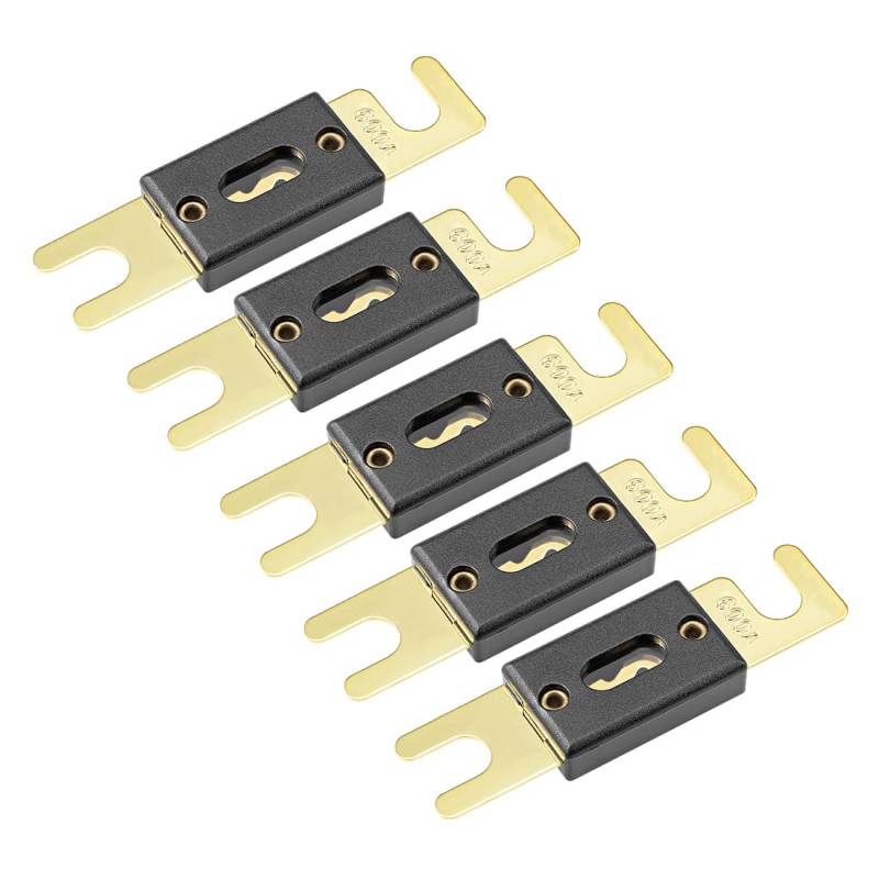 sourcing map 5Stk.ANL Sicherung 600 A DC 32 Volt für Auto Audio Verstärker Wechselrichter von sourcing map