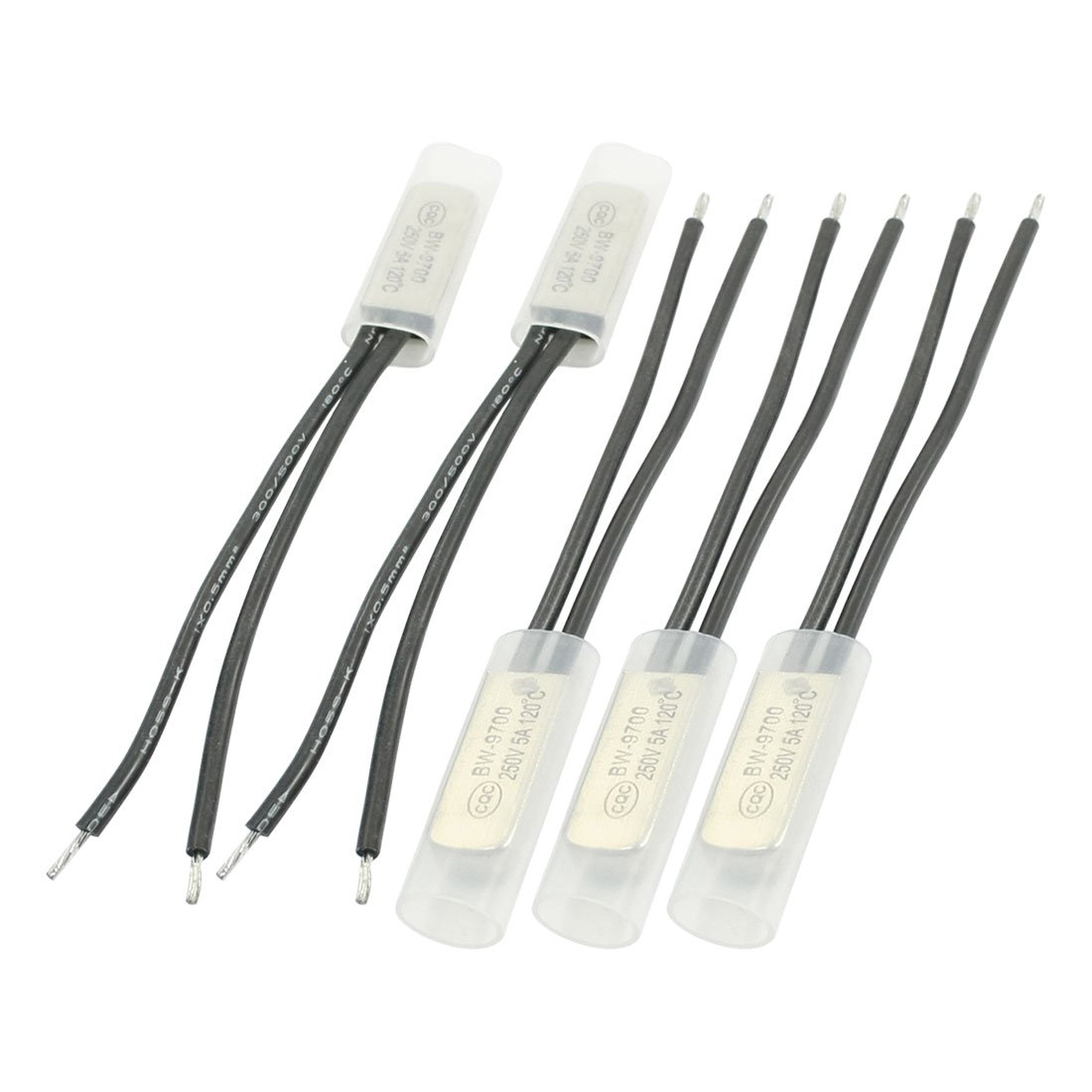 sourcing map 5x120C 250V 5A Thermisch Temperatursicherung Schaltung Dual Kabel abgeschnitten. DE de sourcing map 5x120C 250V 5A Thermisch Temperatursicherung Schaltung Dual Kabel abgeschnitten. DE de von uxcell