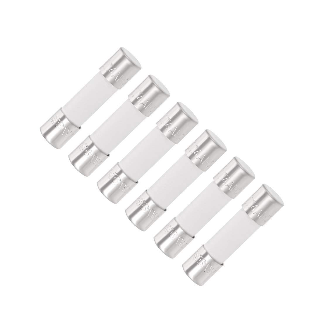 sourcing map 6 Stück Keramik Sicherung Patronensicherungen 4A 250V 5x20mm Car Audio Verstärker sourcing map 6 Stück Keramik Sicherung Patronensicherungen 4A 250V 5x20mm Car Audio Verstärker von sourcing map