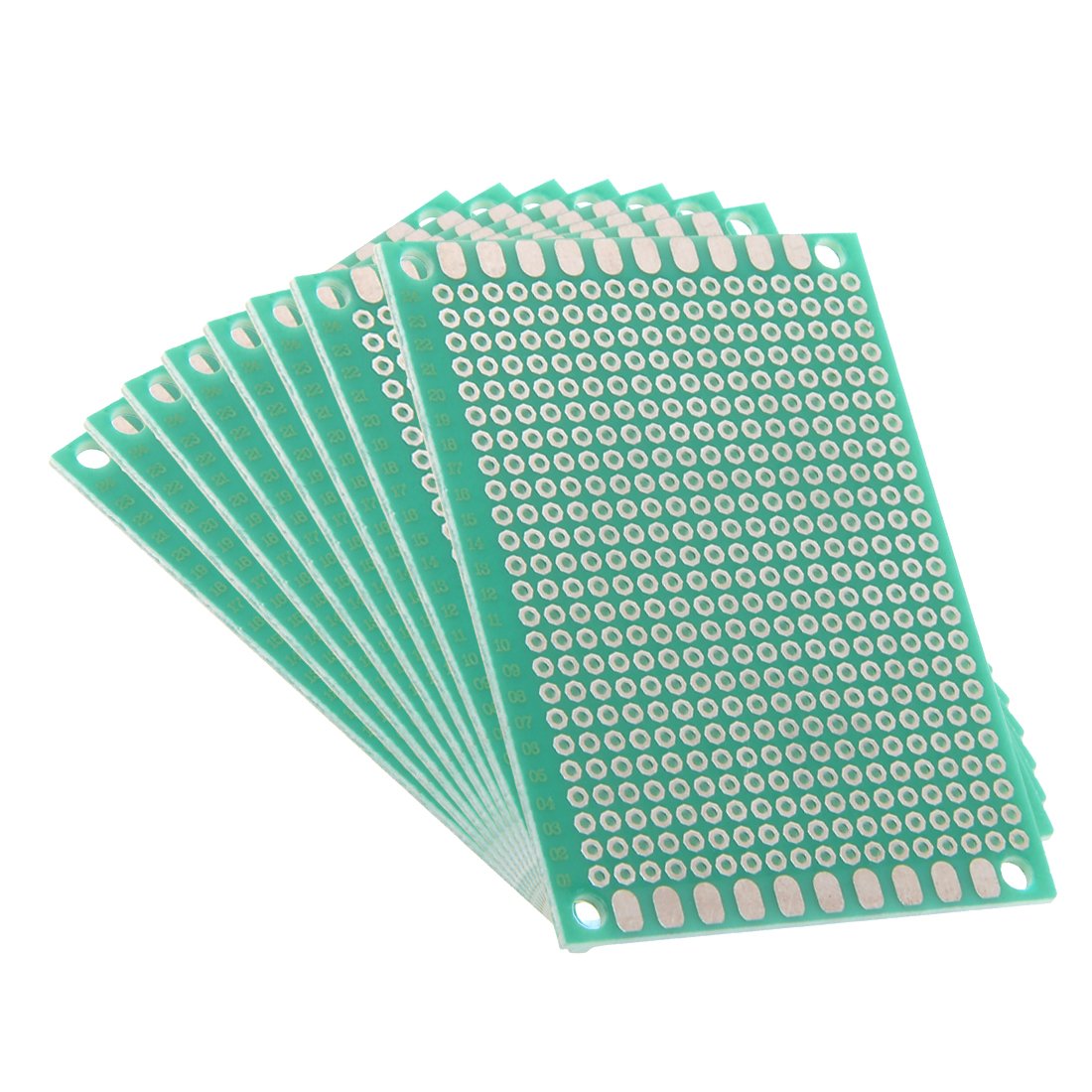 sourcing map 8 Stück 5x7cm Einseitige Universal Leiterplatte Leiterplatten Lochrasterplatine PCB Platine für DIY Löten sourcing map 8 Stück 5x7cm Einseitige Universal Leiterplatte Leiterplatten Lochrasterplatine PCB Platine für DIY Löten von sourcing map