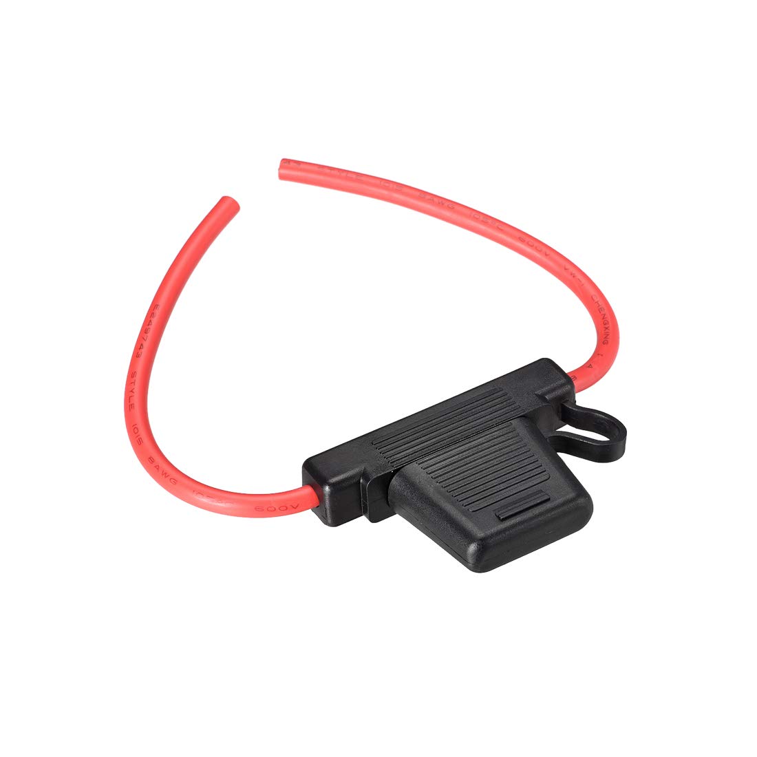 Fuse Holder In-line 8AWG Automotive Car Waterproof Fuse Holder Black for Maxi Fuse von sourcing map