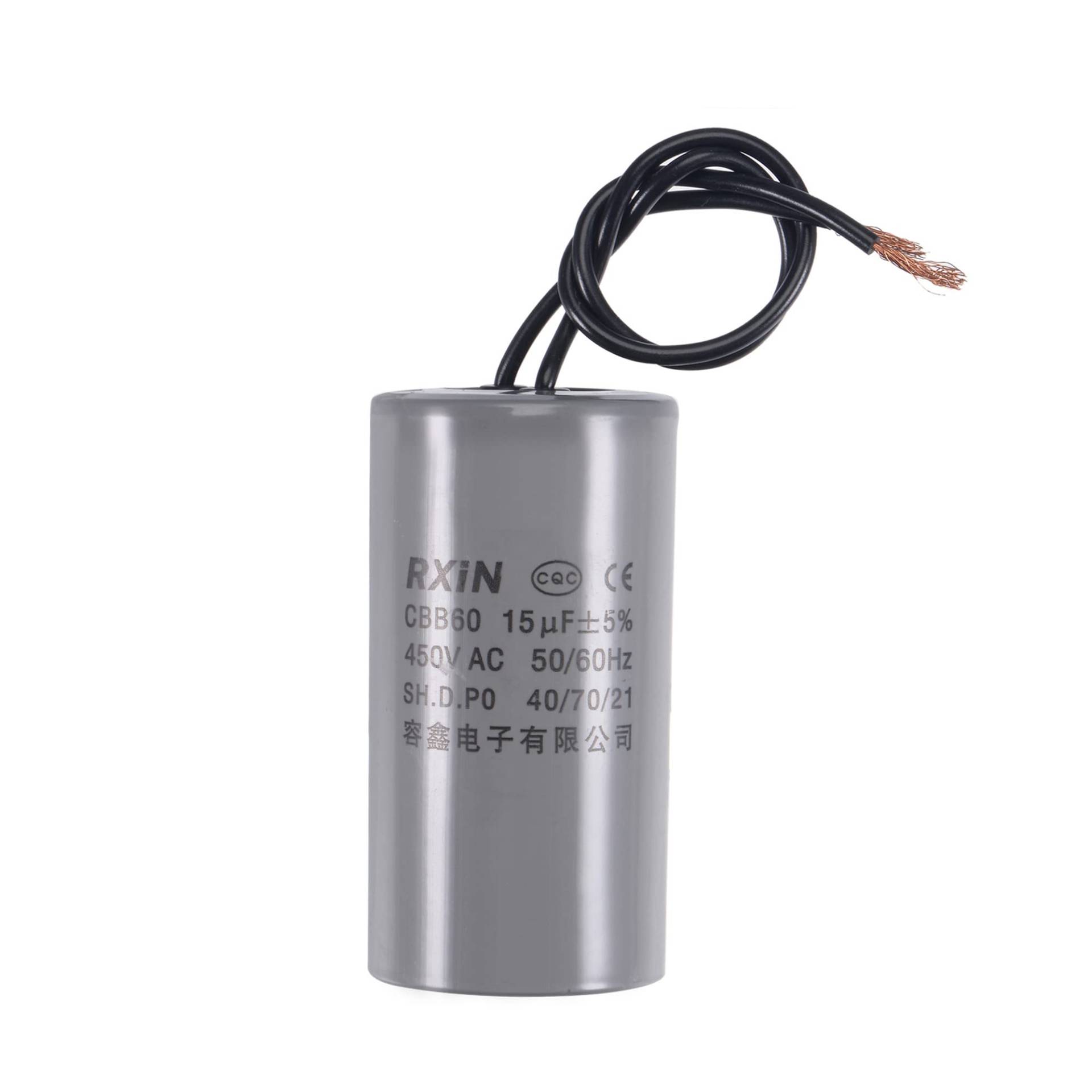 sourcing map CBB60 Lauf Kondensator mit Terminal M8 Studin Für Luftkompressor Wasserpumpenmotor 2 Drähte Zylinder Polypropylenfilm 15uF 450V Braun Blau sourcing map CBB60 Lauf Kondensator mit Terminal M8 Studin Für Luftkompressor Wasserpumpenmotor 2 Drähte Zylinder Polypropylenfilm 15uF 450V Braun Blau von sourcing map