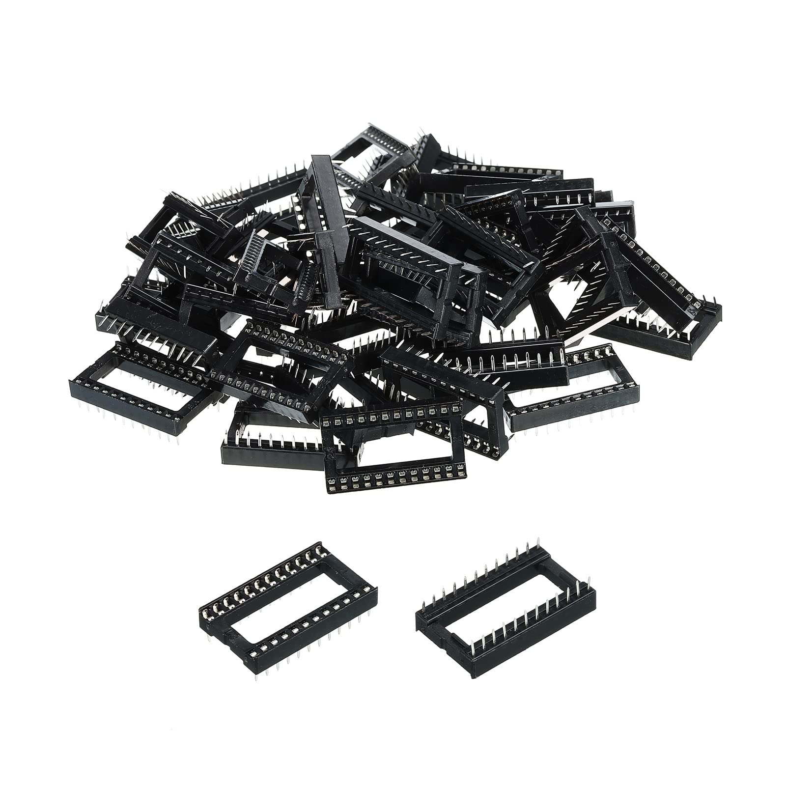 sourcing map DIP IC Chip Sockel Adapter Flach Pin 24P 2.54mm Pitch 15mm IC Sockel für PCB Board Chip, 30 Pack sourcing map DIP IC Chip Sockel Adapter Flach Pin 24P 2.54mm Pitch 15mm IC Sockel für PCB Board Chip, 30 Pack von sourcing map