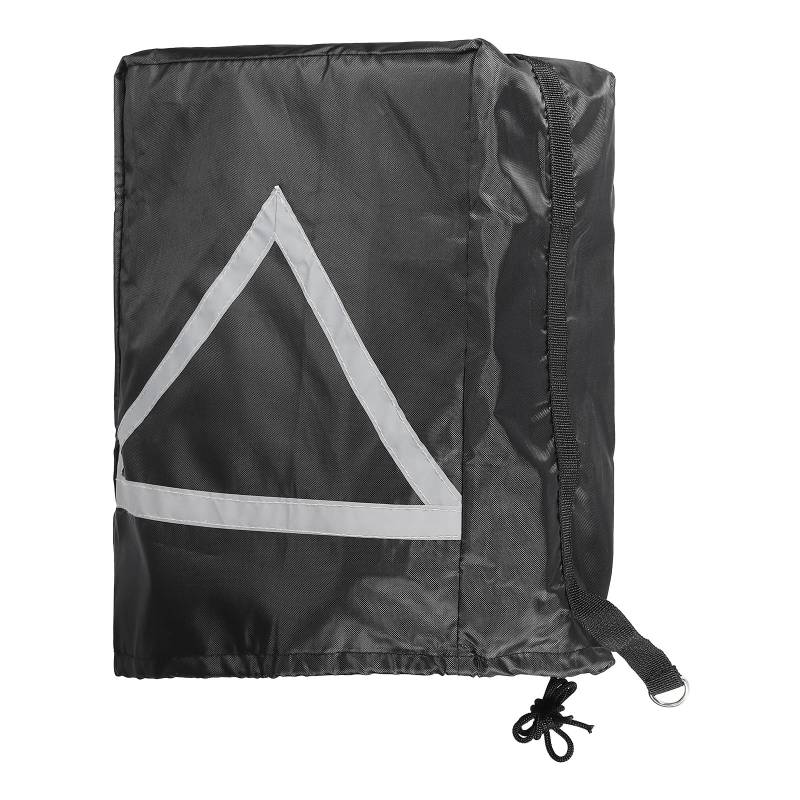 sourcing map Elektrisch Zungenheber Abdeckung 14"x5"x10" 420D Oxford-Gewebe Universeller Wasserschutz mit Reflektorstreifen für RV-Anhänger Wohnmobile von sourcing map