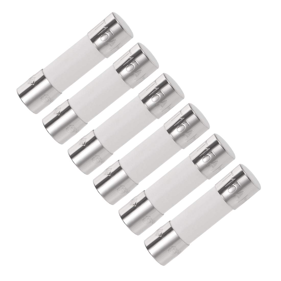 sourcing map Keramik-Kartuschensicherungen, 15 A, 250 V, 5 x 20 mm, langsamer f眉r Stereo-Audio-Alarm-Verst盲rker, Keramik, 6 St眉ck sourcing map Keramik-Kartuschensicherungen, 15 A, 250 V, 5 x 20 mm, langsamer f眉r Stereo-Audio-Alarm-Verst盲rker, Keramik, 6 St眉ck von sourcing map