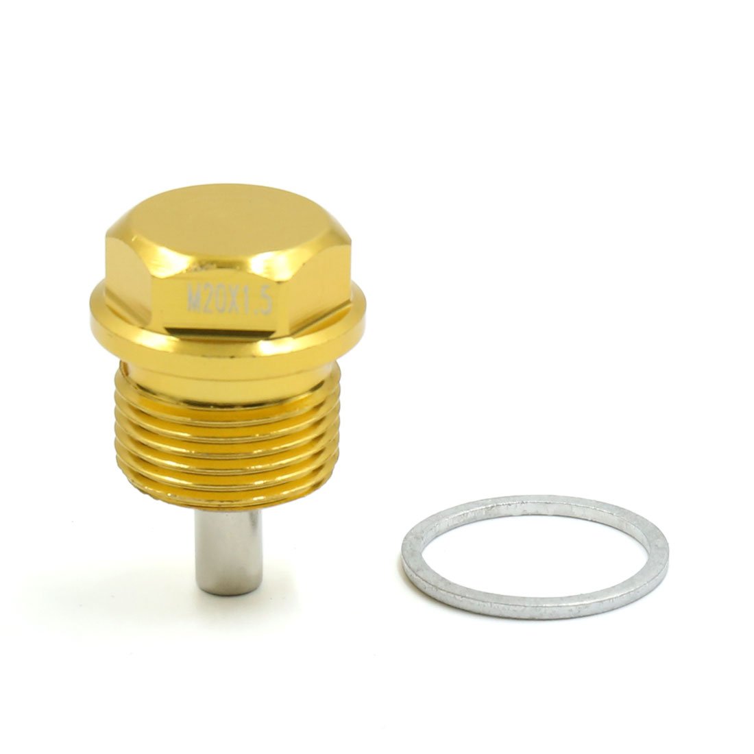sourcing map M20X1.5 Ölwannenschraube Aluminiumlegierung Magnet Motorölwanne Ablassschraube Gold sourcing map M20X1.5 Ölwannenschraube Aluminiumlegierung Magnet Motorölwanne Ablassschraube Gold von sourcing map