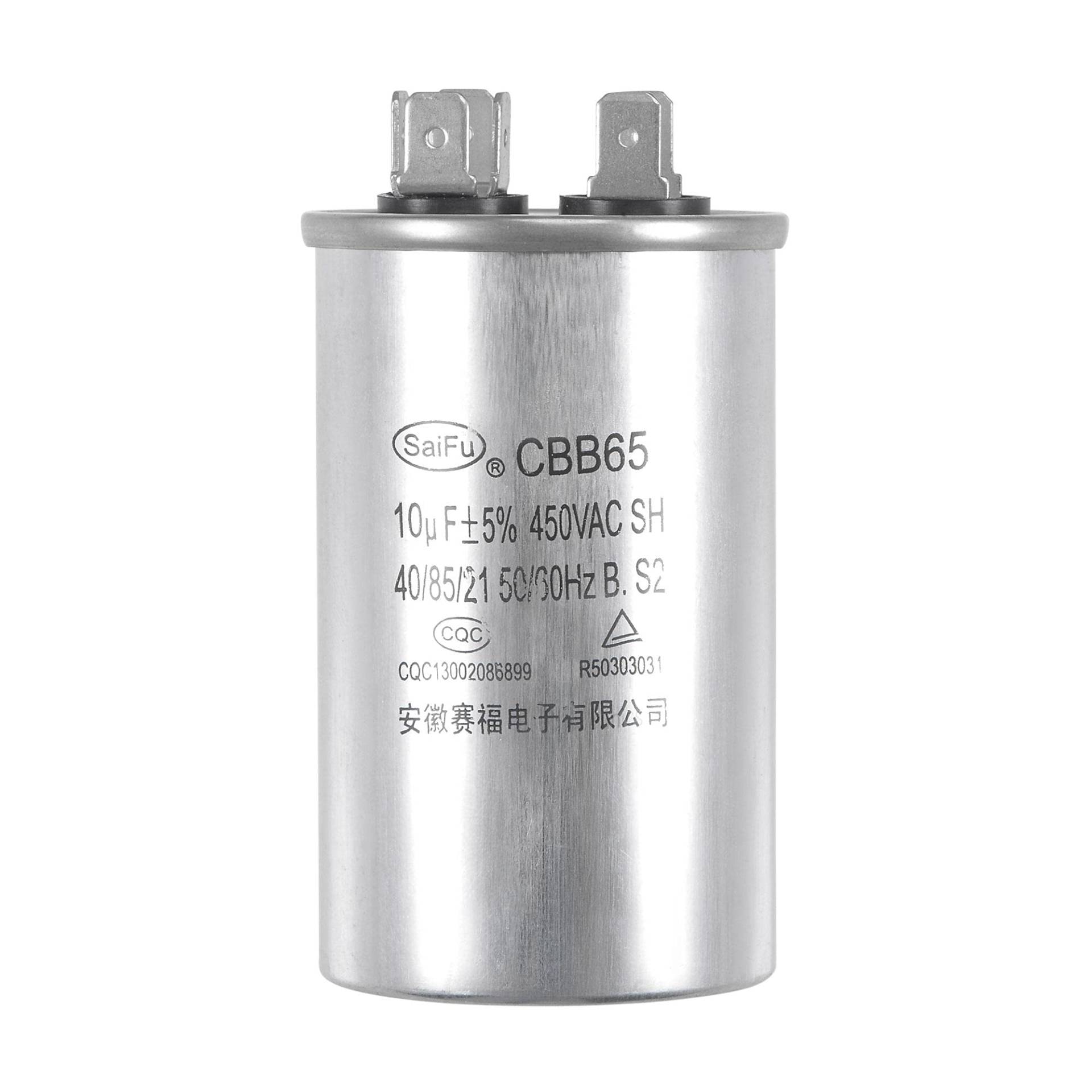 sourcing map Motorkondensator CBB65 10uF 10mfd 450V AC 40/85/21 Aluminiumgehäuse mit Anschluss für Klimaanlage Kompressor sourcing map Motorkondensator CBB65 10uF 10mfd 450V AC 40/85/21 Aluminiumgehäuse mit Anschluss für Klimaanlage Kompressor von sourcing map