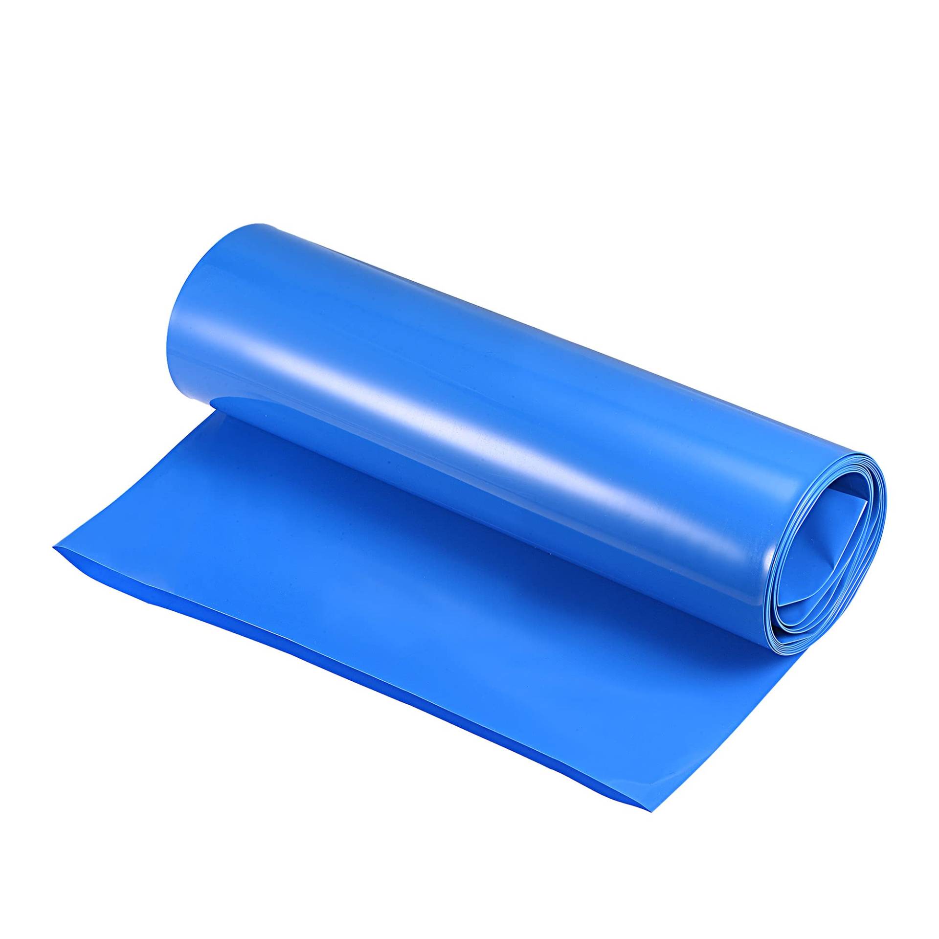 sourcing map PVC Schrumpfschlauch Rohr Ersatz 2m 240 mm Flache Akkupack Blau von sourcing map