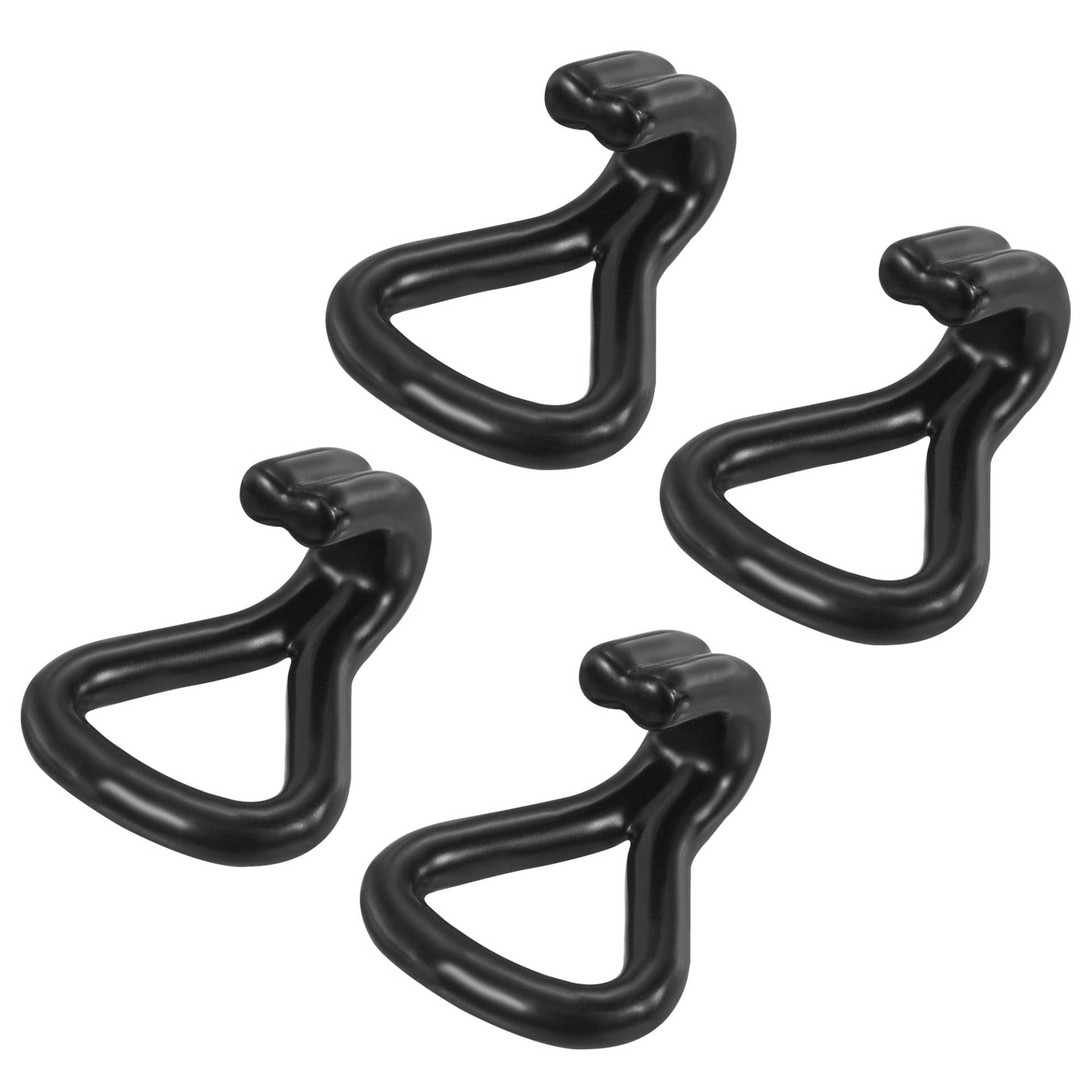 sourcing map Paket von 4 Doppel J Riemen Haken 25mm Hohe Ladung Beschichtung für LKW Anhänger sourcing map Paket von 4 Doppel J Riemen Haken 25mm Hohe Ladung Beschichtung für LKW Anhänger von sourcing map