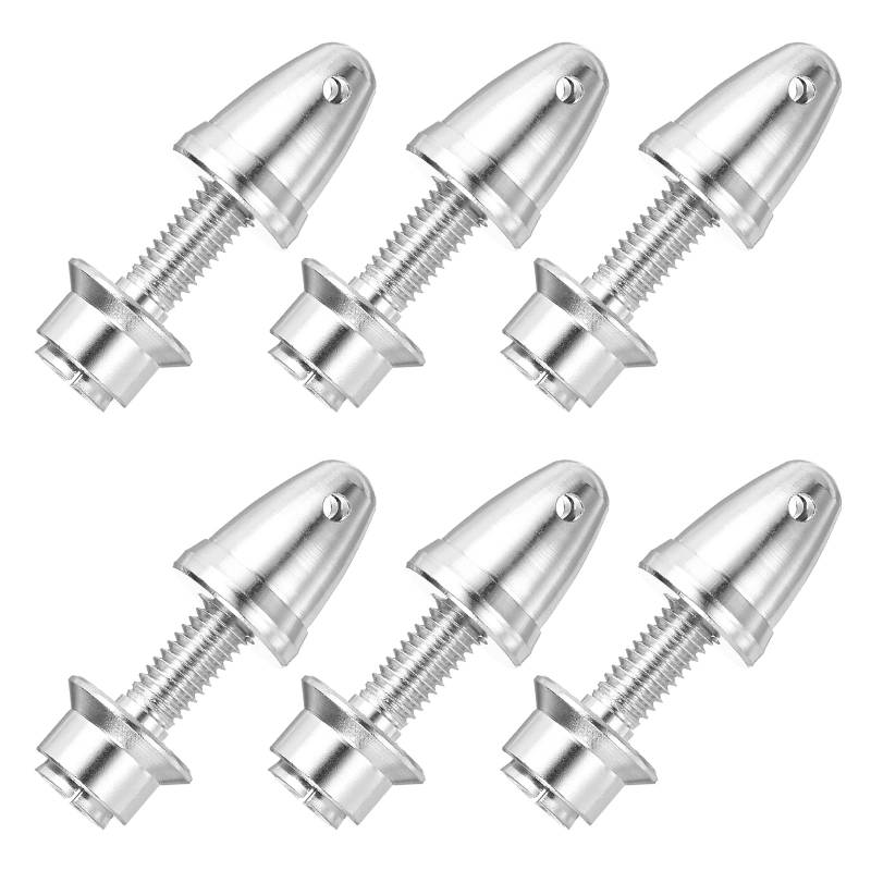 sourcing map Propelleradapter RC Flugzeug Spinner, 3/4 mm Öffnung und 6 mm Ausgangsachse Propeller Adapter Saver für Welle bürstenlose Motordrehzahlregler, 6 Stück von sourcing map