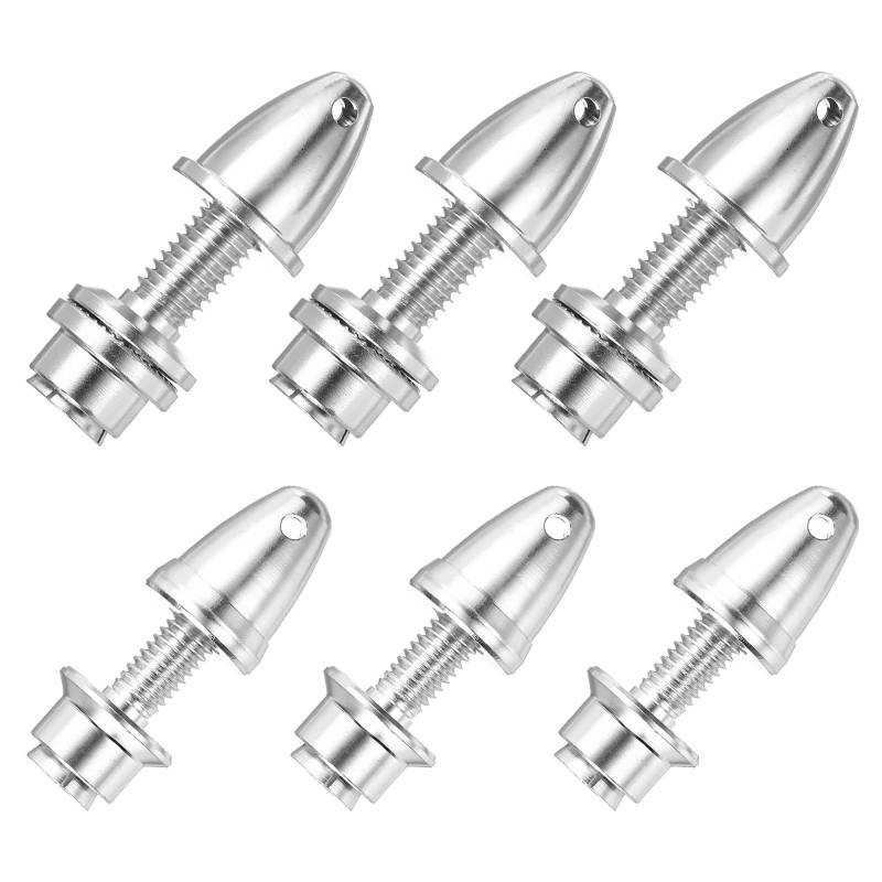 sourcing map Propelleradapter RC Flugzeug Spinner, 4/5 mm Öffnung und 6/8 mm Ausgangsachse Propeller Adapter Saver für Welle bürstenlose Motordrehzahlregler, 6 Stück von sourcing map
