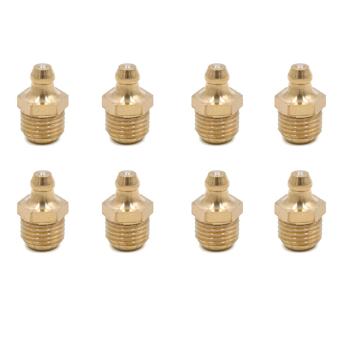 sourcing map Schmiernippel 8 Stücke Gerade Schmierfett Beschlag Auto Messing M12x1,25 sourcing map Schmiernippel 8 Stücke Gerade Schmierfett Beschlag Auto Messing M12x1,25 von sourcing map