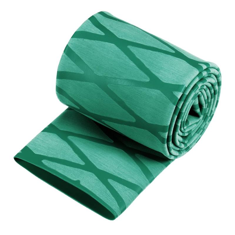 sourcing map Schrumpfschlauch für Angelrutengriffe 70mm Rutschfeste Warmschrumpfschlauch 1,8:1 Schrumpfschläuche Griffband 1 Meter für Lenker Stangengriff Badminton-Griff Sportgeräte, Grün von sourcing map