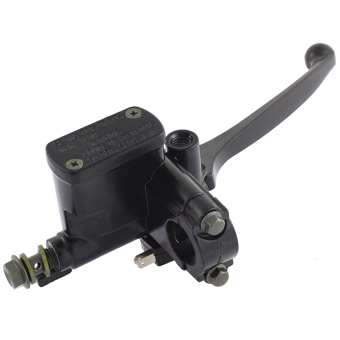 sourcing map Schwarz Metall Bremse vorne Pumpe für Motorrad DE de sourcing map Schwarz Metall Bremse vorne Pumpe für Motorrad DE de von uxcell