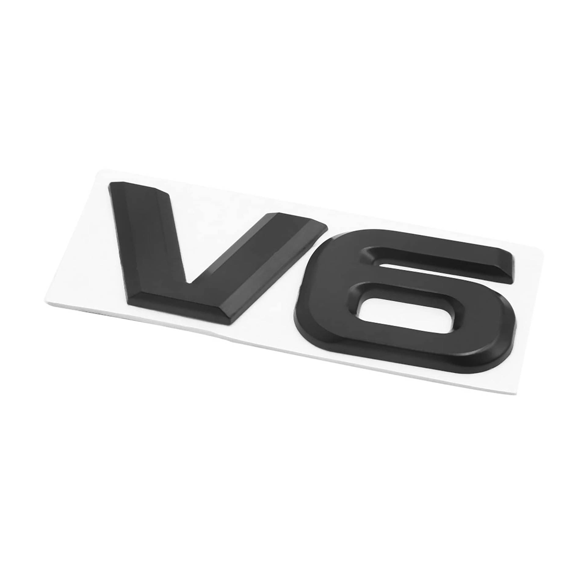 sourcing map Schwarz Metall V6-Muster Selbstklebender Abzeichen Emblem Aufkleber Dekoration für Auto sourcing map Schwarz Metall V6-Muster Selbstklebender Abzeichen Emblem Aufkleber Dekoration für Auto von sourcing map