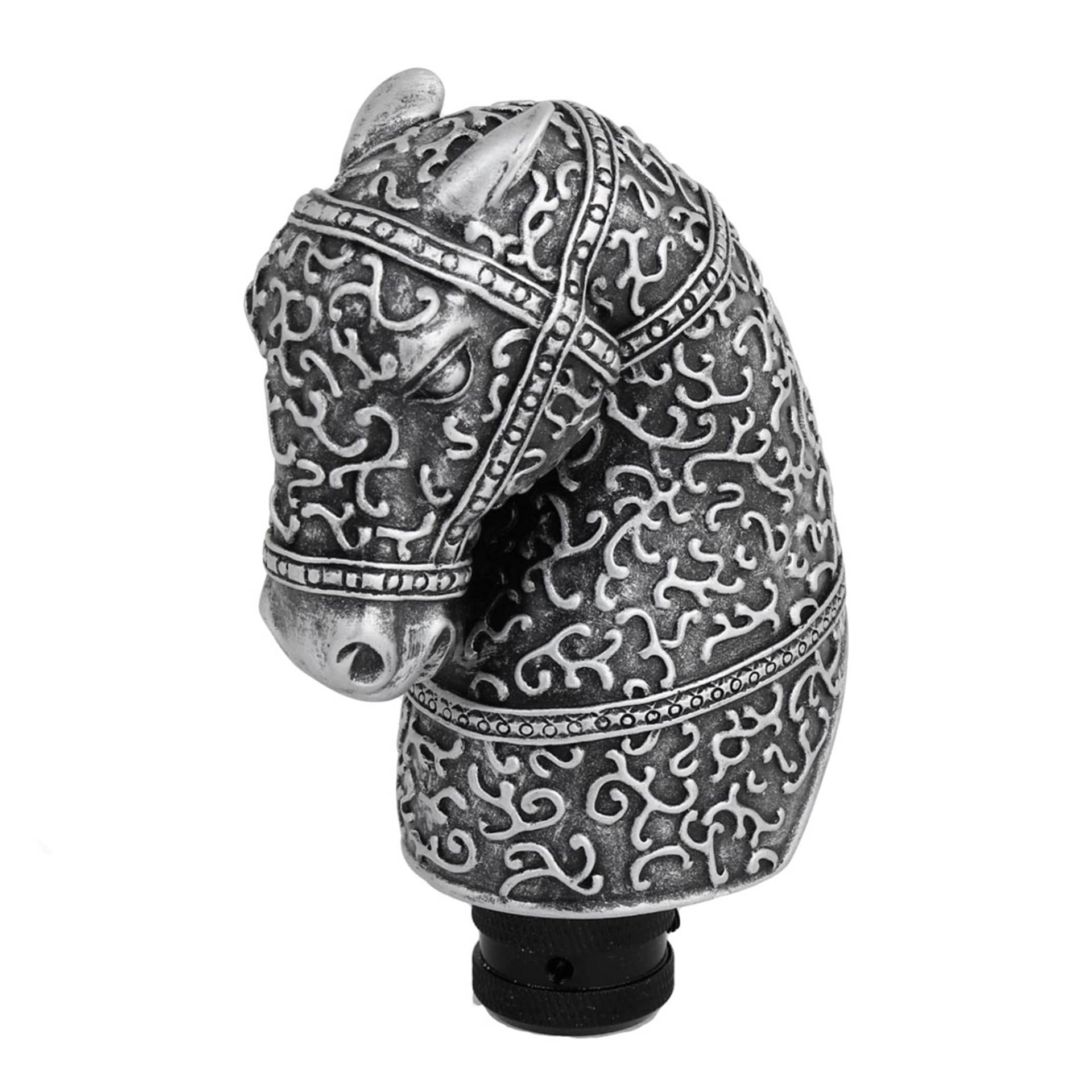 sourcing map Silber Grau Pferd Kopf manuell Gear Shift Knob de sourcing map Silber Grau Pferd Kopf manuell Gear Shift Knob de von sourcing map