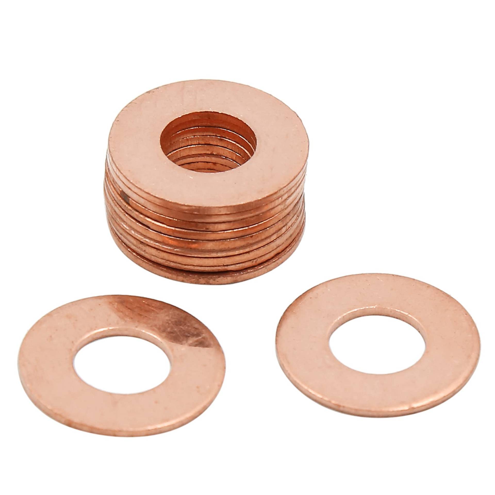 sourcing map Unterlegscheiben 10Stk. Kupfer Scheiben Flache Dichtungsringe 8mm Innen sourcing map Unterlegscheiben 10Stk. Kupfer Scheiben Flache Dichtungsringe 8mm Innen von sourcing map