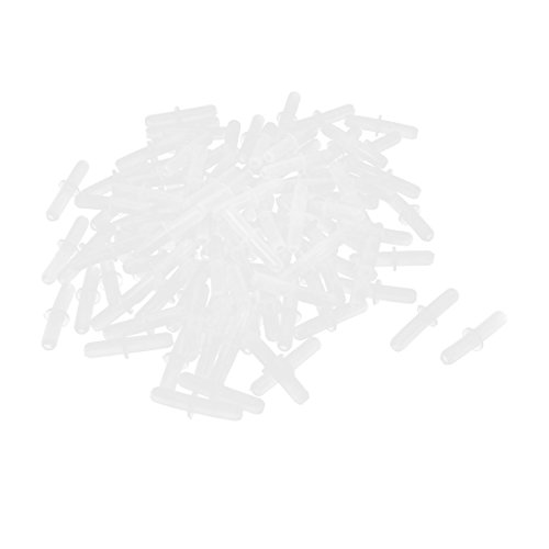 sourcingmap® 100 Stücke Aquarium Luftrohr 5mm Rohr2 Weg Straight Joint Connector Verbinder von sourcingmap