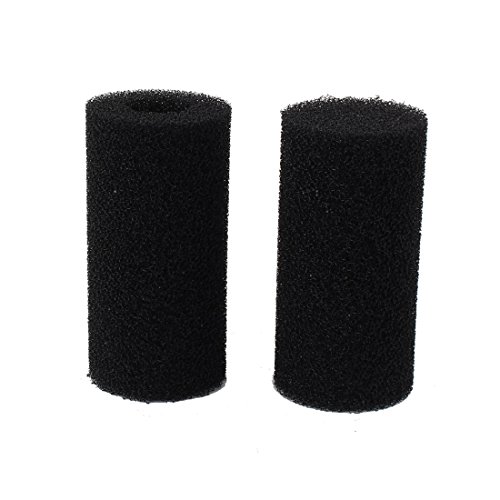 sourcingmap® 2 Stk Biochemisch Baumwoll Rund Form Filtration Schaum Bioschwamm Filter von sourcingmap