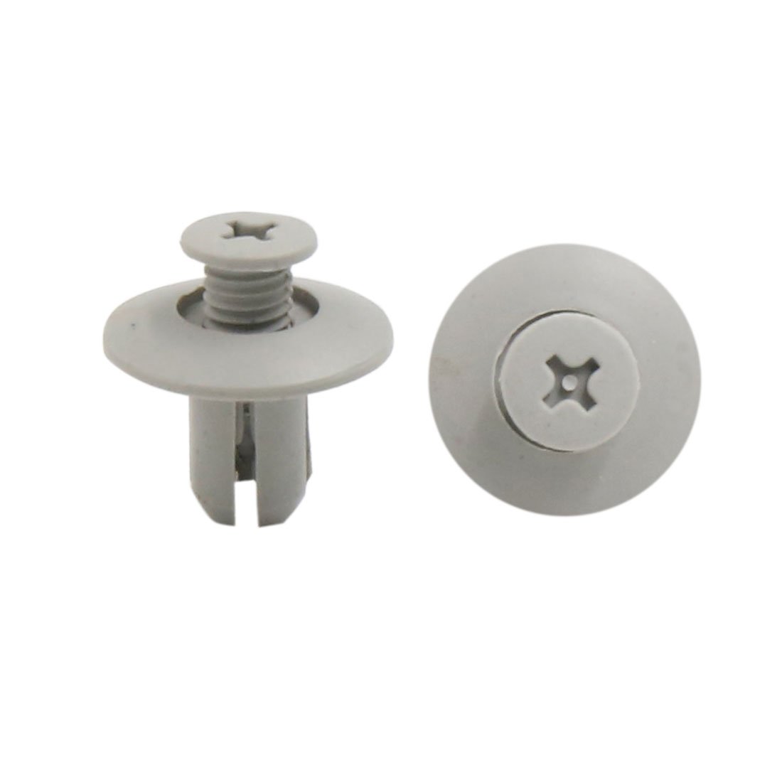 sourcing map 100x Grau 8mm Dmr Loch Auto Bumper Push in Typ Kunststoff Clips Niete Verschluss DE de sourcing map 100x Grau 8mm Dmr Loch Auto Bumper Push in Typ Kunststoff Clips Niete Verschluss DE de von uxcell