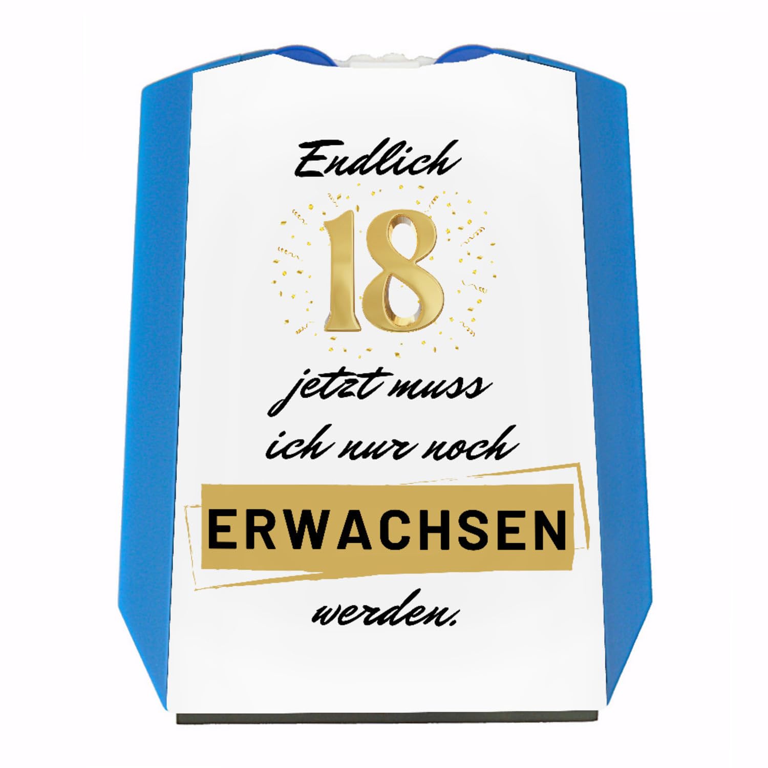 Endlich 18 Parkscheibe mit Spruch Jetzt muss ich nur noch erwachsen Werden eine lustige Parkscheibe für das Auto Geburtstag witzige Führerschein Eiskratzer Fahranfänger Volljährigkeit StVo von speecheese