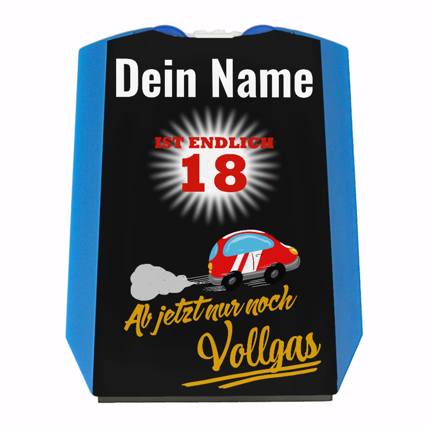 Endlich 18 Parkscheibe - personalisiert mit deinem Namen - mit kleinem Rennwagen und 2 Einkaufswagenchips zum 18. Geburtstag wenn der Führerschein bestanden wurde Volljährig Auto Party KFZ Eiskratzer Endlich 18 Parkscheibe - personalisiert mit deinem Namen - mit kleinem Rennwagen und 2 Einkaufswagenchips zum 18. Geburtstag wenn der Führerschein bestanden wurde Volljährig Auto Party KFZ Eiskratzer von speecheese