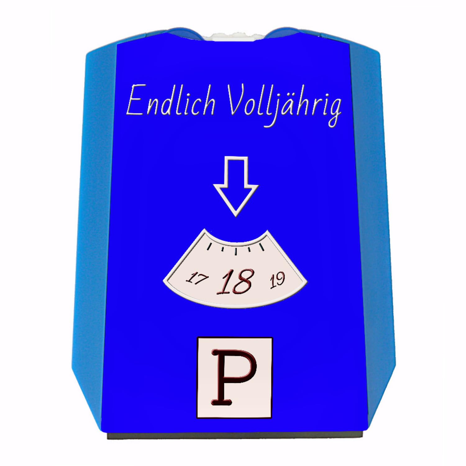 Endlich volljährig Parkscheibe in Blau Geschenk zum 18 Geburtstag eigenes Auto Freunde über 18 erwachsen praktisch mit Eiskratzer und Wasserabstreifer Party Mitbringsel Endlich volljährig Parkscheibe in Blau Geschenk zum 18 Geburtstag eigenes Auto Freunde über 18 erwachsen praktisch mit Eiskratzer und Wasserabstreifer Party Mitbringsel von speecheese