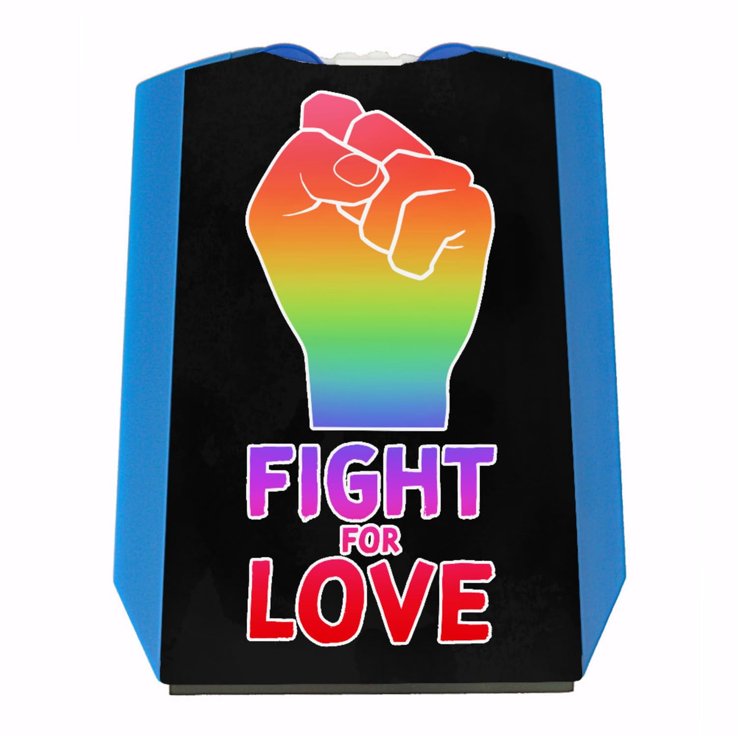 Fight for Love Parkscheibe mit Faust in Regenbogenfarben 2 Einkaufswagenchips Parkuhr für das Auto mit Gay Pride LGBT-Motiv Statement für mehr Gleichberechtigung Fight for Love Parkscheibe mit Faust in Regenbogenfarben 2 Einkaufswagenchips Parkuhr für das Auto mit Gay Pride LGBT-Motiv Statement für mehr Gleichberechtigung von speecheese