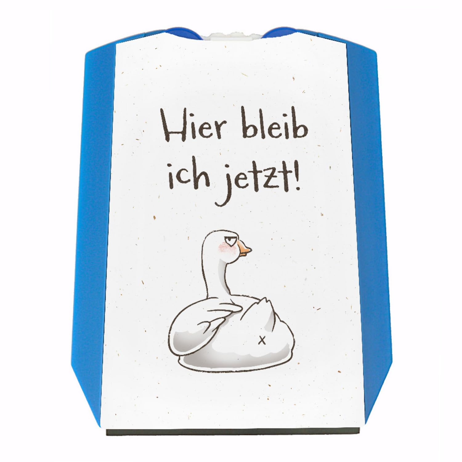 Gilbert die Gans Parkscheibe mit Spruch Hier bleib ich jetzt eine lustige Parkscheibe zum Führerschein Motiv für Männer Pechvogel Eiskratzer Spruch witzig Autozubehör Miesepeter Gilbert die Gans Parkscheibe mit Spruch Hier bleib ich jetzt eine lustige Parkscheibe zum Führerschein Motiv für Männer Pechvogel Eiskratzer Spruch witzig Autozubehör Miesepeter von speecheese