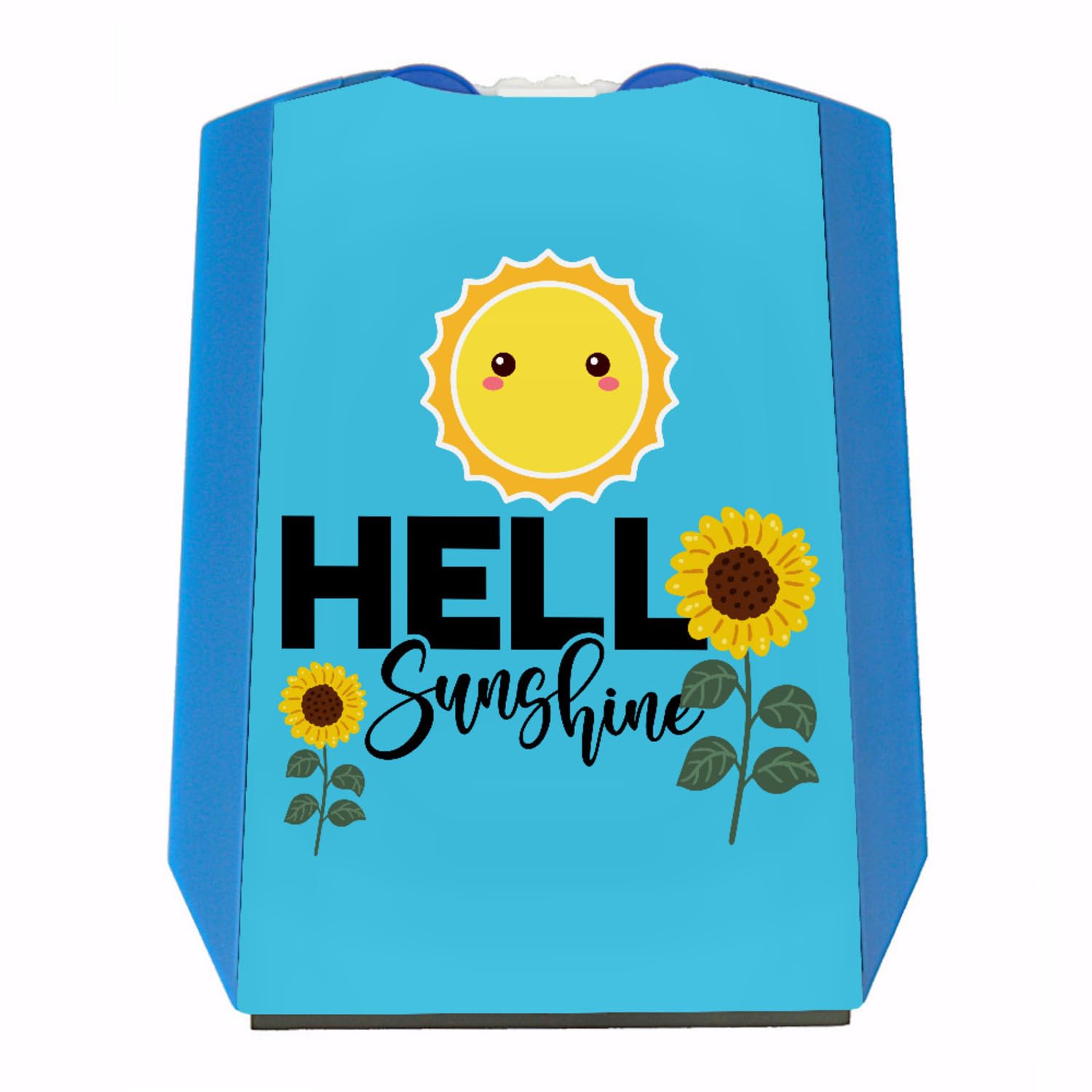 Gute Laune Parkscheibe mit Spruch Hello Sunshine EIN dekoratives Accessoire für Dein Auto Sonne Sonnenblumen Eiskratzer von speecheese