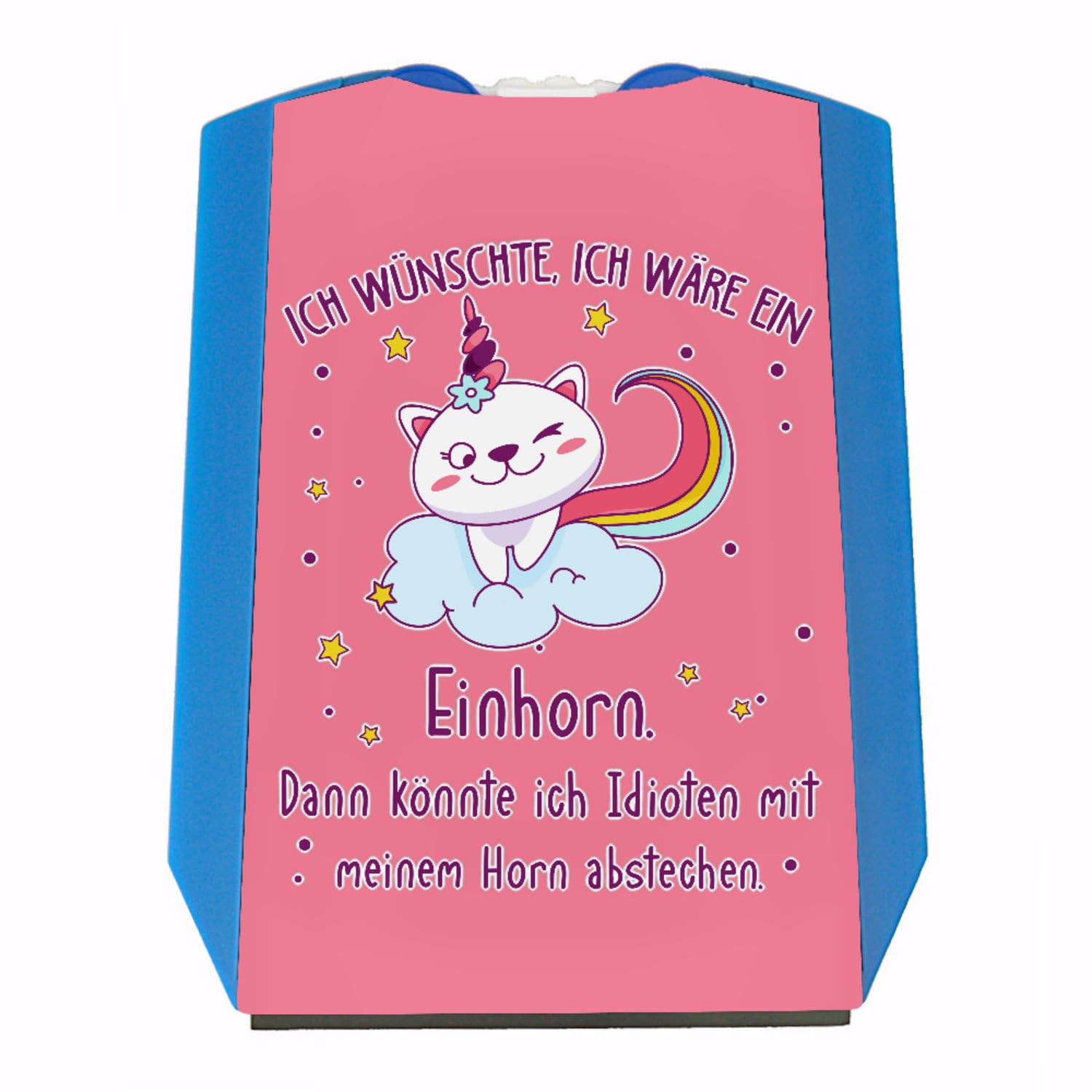 Katzen-Einhorn Parkscheibe Ich wünschte ich wäre EIN Einhorn für Frauen zum Führerschein Einhorn Parkuhr Unicorn Eiskratzer Regenbogen witzig von speecheese